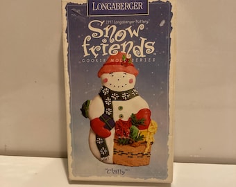 Longaberger Cookie Molds 1997-99 Snow Friends Series