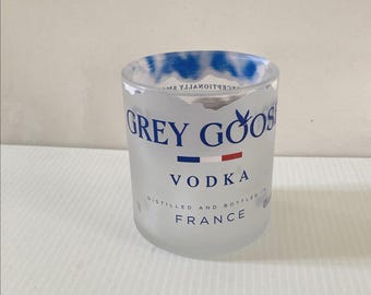 New Redesigned Grey Goose Rocks Glass from a Bottle