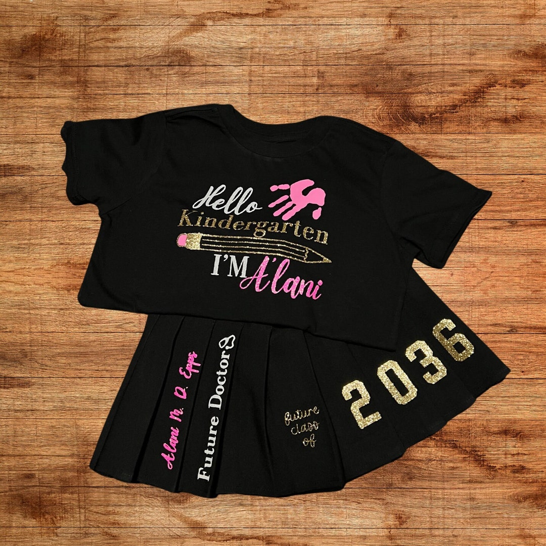 First Day of Kindergarten Outfit First Day of School Shirt - Etsy