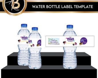 Stolze Familie Wasserflasche | Digital Druckbare | Sofortdownload | PFK1