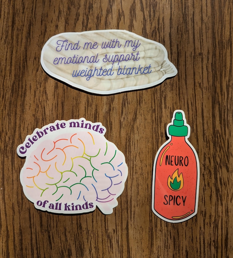 Neurodivergent Pride Sticker Pack | Vinyl Bundle Autistic, ADHD ...
