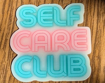 Self Care Club Aufkleber: Positive Affirmationen, Ermutigung, sanfte Erinnerungen