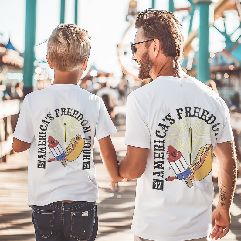 Adult July 4th 'freedom Tour' Shirt Graphic Tee 4th of July Mother ...