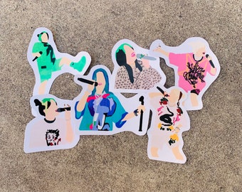 billie eilish stickers etsy