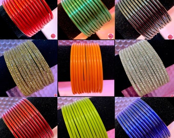 Glass Bangles- Size 2.10 Indian Pakistani Bangles