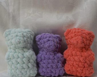 Crochet Gummy Bear Plushie | Handmade Amigurumi