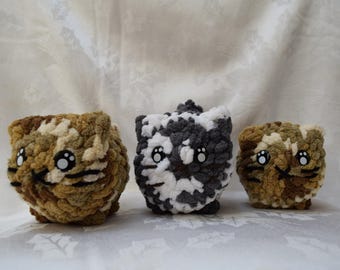 Loaf Cat Plushie | Handmade Amigurumi