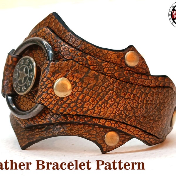 leather bracelet pattern