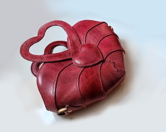 Heart shaped purse handbag pattern /purse pattern /pdf bag pattern/A4,Letter and with video