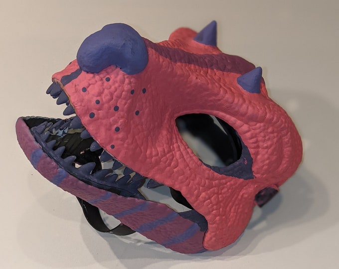 Original Character Hand Painted Dino Mask Etsy