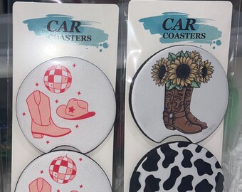 Car Coasters- Cowgirl