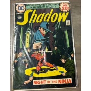 The Shadow Comic Book No. 6 September 1974 Night Of The Ninja DC Comics Vintage