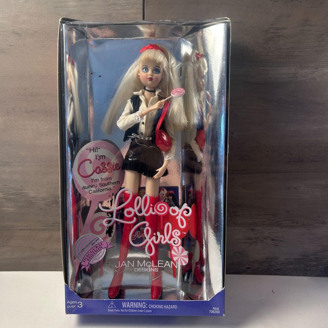 Jan Mclean Lollipop Girls Cassie Doll 706202 Inaugural Edition Vintage