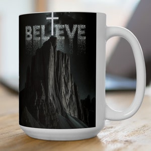 Jesus Saves Mug - Inspirational Christian Gift for Faithful, Christian ceramic coffee mug, christian mug