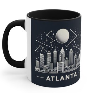 Atlanta Mug Ceramic Skyline Coffee Cup Gift for mom Southern Charm Georgia Souvenir Traveler&#39;s Gift Atlanta Souvenir 15oz coffee cup gift