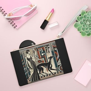 Bolso de mano para galgos, cartera para perros, regalo de Alphonese Mucha, bolso de mano Art Deco para galgos, bolso italiano para galgos, bolso para whippet, bolso vintage para galgos