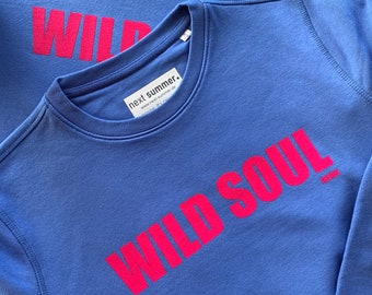 Sweatshirt Pullover WILD SOUL, blau, Damen, Gr. xs -xl