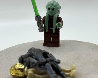 LEGO Kit Fisto Diorama Display