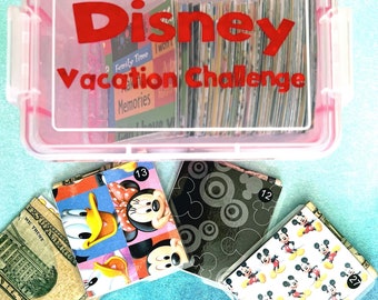 Disney 100 Envelope Vacation Challenge Box