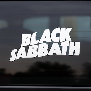 Black Sabbath vinyl decal