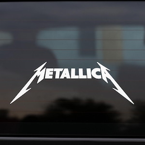 Metallica vinyl decal