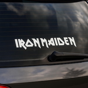 Iron Maiden vinyl decal