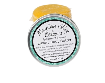 Calendula Infused Body Butter Bar Featuring Organic Calendula, Shea Butter, & Cocoa Butter