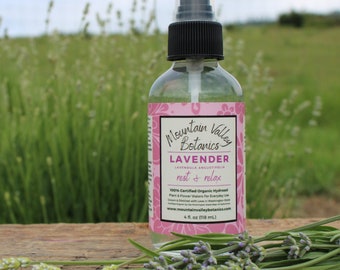 Organic Lavender Hydrosol for All-Natural Skin Care & Everyday Aromatherapy