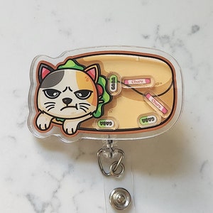 veterinary cat badge reel vet med badge reel vet tech cat lover gift vet nurse badge reel veterinarian badge reel vetmed gift vet tech week