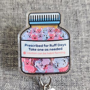 veterinary dog badge reel dog mom gift dog lover badge reel nurse gift id retractable badge nursing badge reel teacher gift vet tech badge
