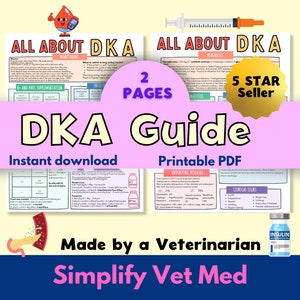DKA Canine/Feline, Vet Endocrine; Vet Tech, Vet Student, Vet notes