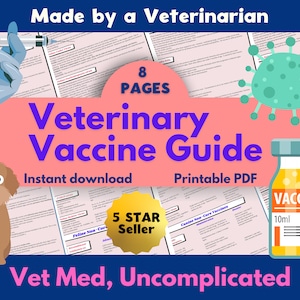 Vaccinatiegidsen voor honden en katten, immunologie van vaccins voor diergeneeskundig gebruik, aantekeningen voor studenten dierenartsassistent