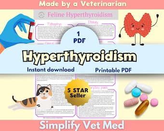 Guide till hypertyreos hos katter, anteckningar för veterinärstudenter, tekniska anteckningar för veterinärer