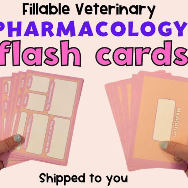 Nurse Flash Cards Etsy Nurse Flash Cards Etsy