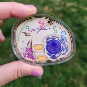 cell biology badge reel lab tech badge microbiology laboratory STEM gift cellular biology research  gift medicine lab tech badge, teacher