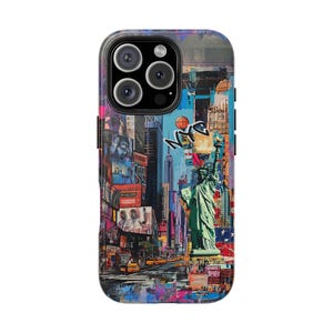 Etui na telefon Urban USA Art New York City Design, solidna ochrona dla iPhone'a, modny gadżet, akcesorium dla miłośników Nowego Jorku, kolorowe etui na telefon