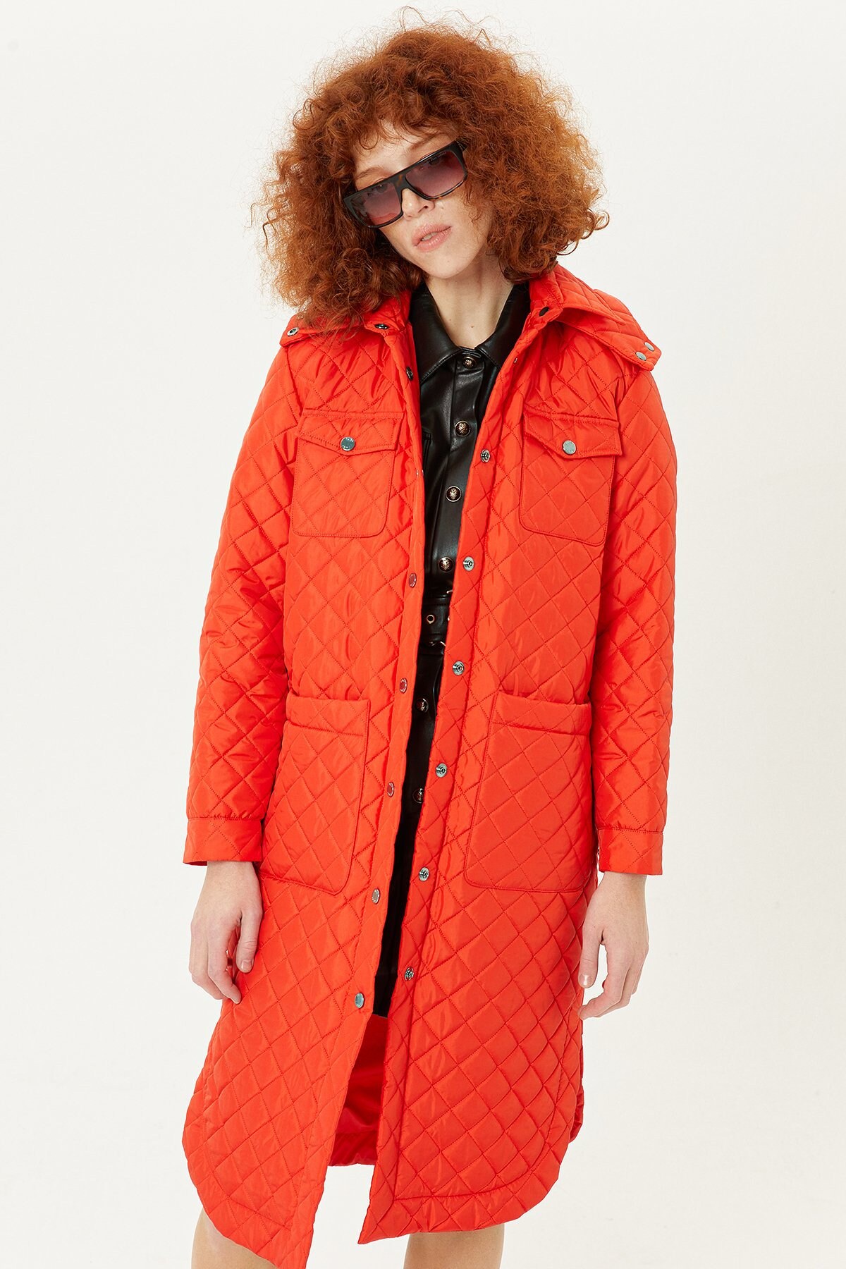 Long Quilted Puffer Jacket