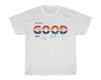 Positive slogan rainbow design