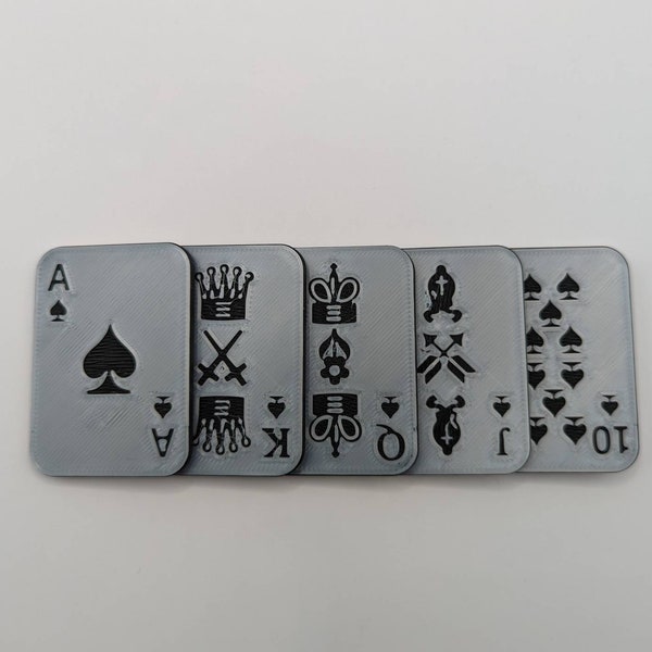 Poker Hand Card Slider Fidget | Magnetic Fidget Toys for Adults | ADHD Autism Sensory Toys |  EDC Haptic Slider