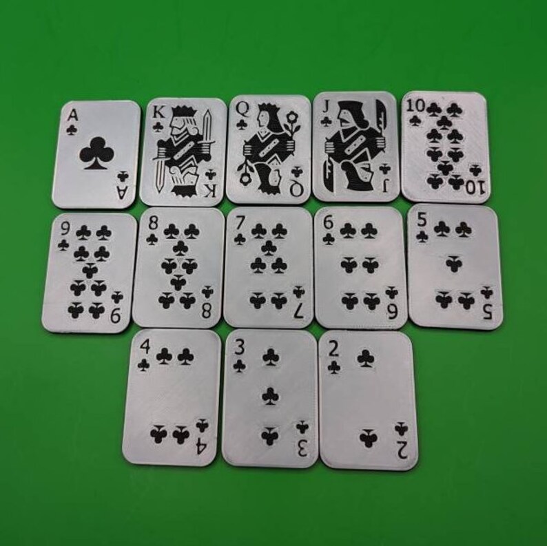 Poker Hand Card Slider Fidget Version 2 Fidget Toys Etsy