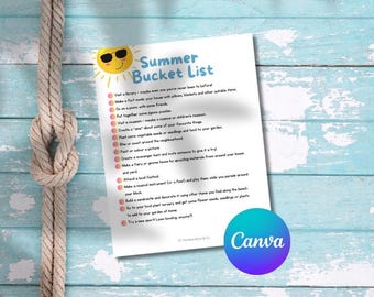 Stephenville Summer Bucket List Kids 2025 | Local Summer Activities Printable | Fun Things to Do in Stephenville TX | Instant Download PDF