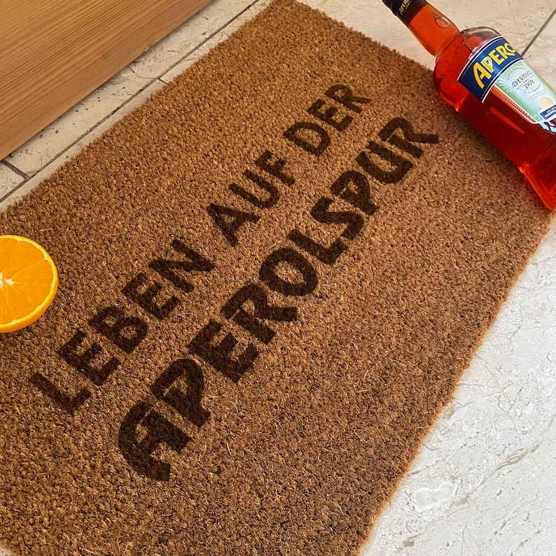 Fußmatte Kokos Leben auf der APEROLSPUR Bild 3