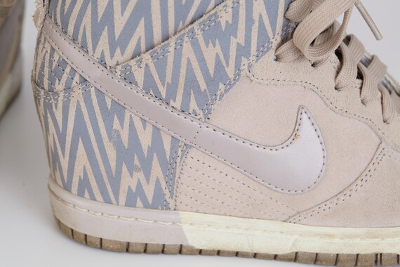 Nike Dunk High Suede Zigzag Pattern Sneakers Wome… - image 14