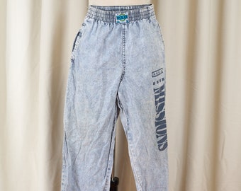 80s Acid Wash Jeans by Gitano in Size M