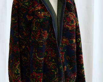 Vintage J.Crew Nordic Faux-Fur Fleece Jacket – Size M