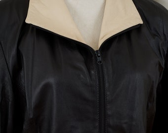 ジャケット・アウター Vera Pelle white leather jacket Brand New Vintage White Leather Jacket by Vera Pelle, Demi-season