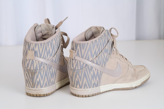 Nike Dunk High Suede Zigzag Pattern Sneakers Wome… - image 11