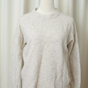 Maglione in misto lana e yak Community (Aritzia) - Avena/Grigio mélange - Taglia XS