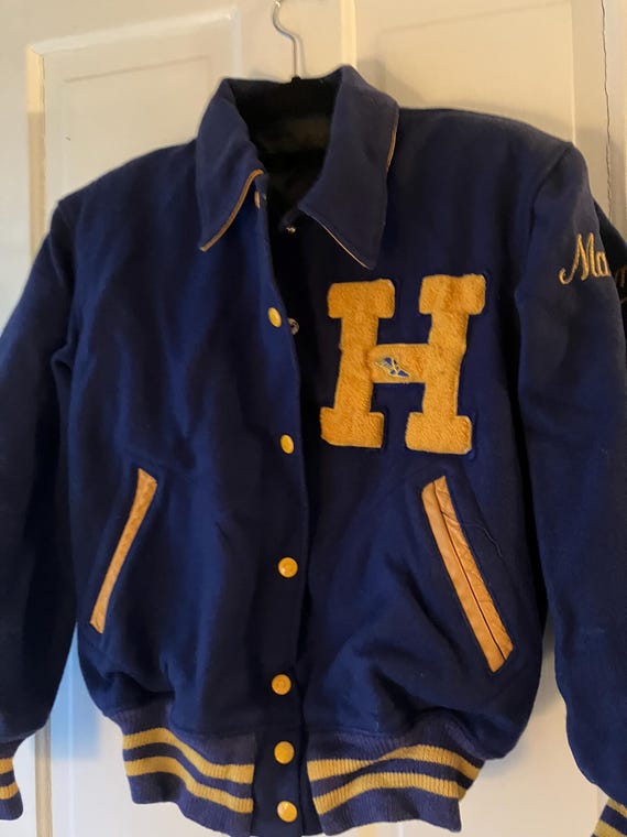 Vintage 1970s Wool Letter Jacket