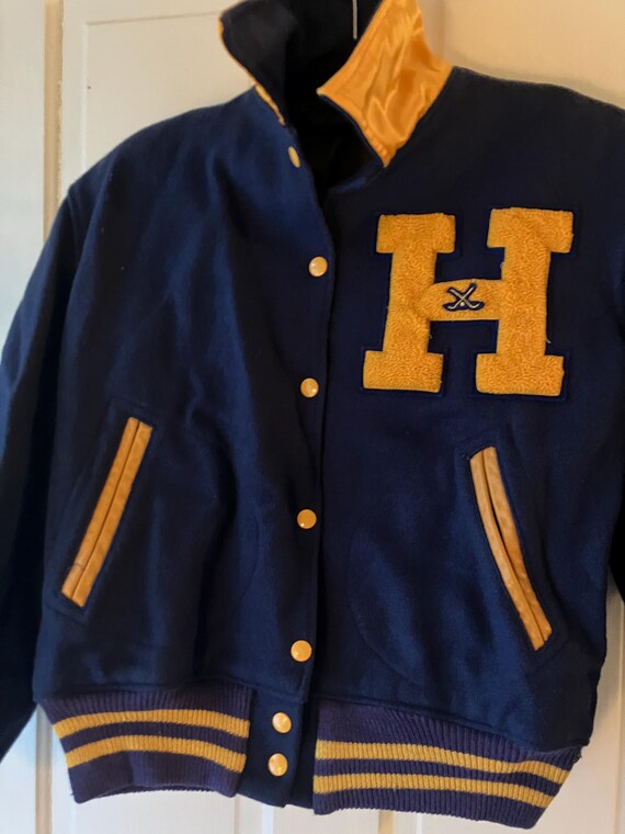 Vintage 1970s Wool Letter Jacket